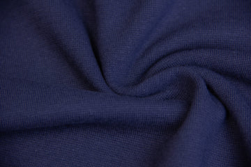 Bündchen, Strickschlauch, schmal, dunkelblau, 0,5 m